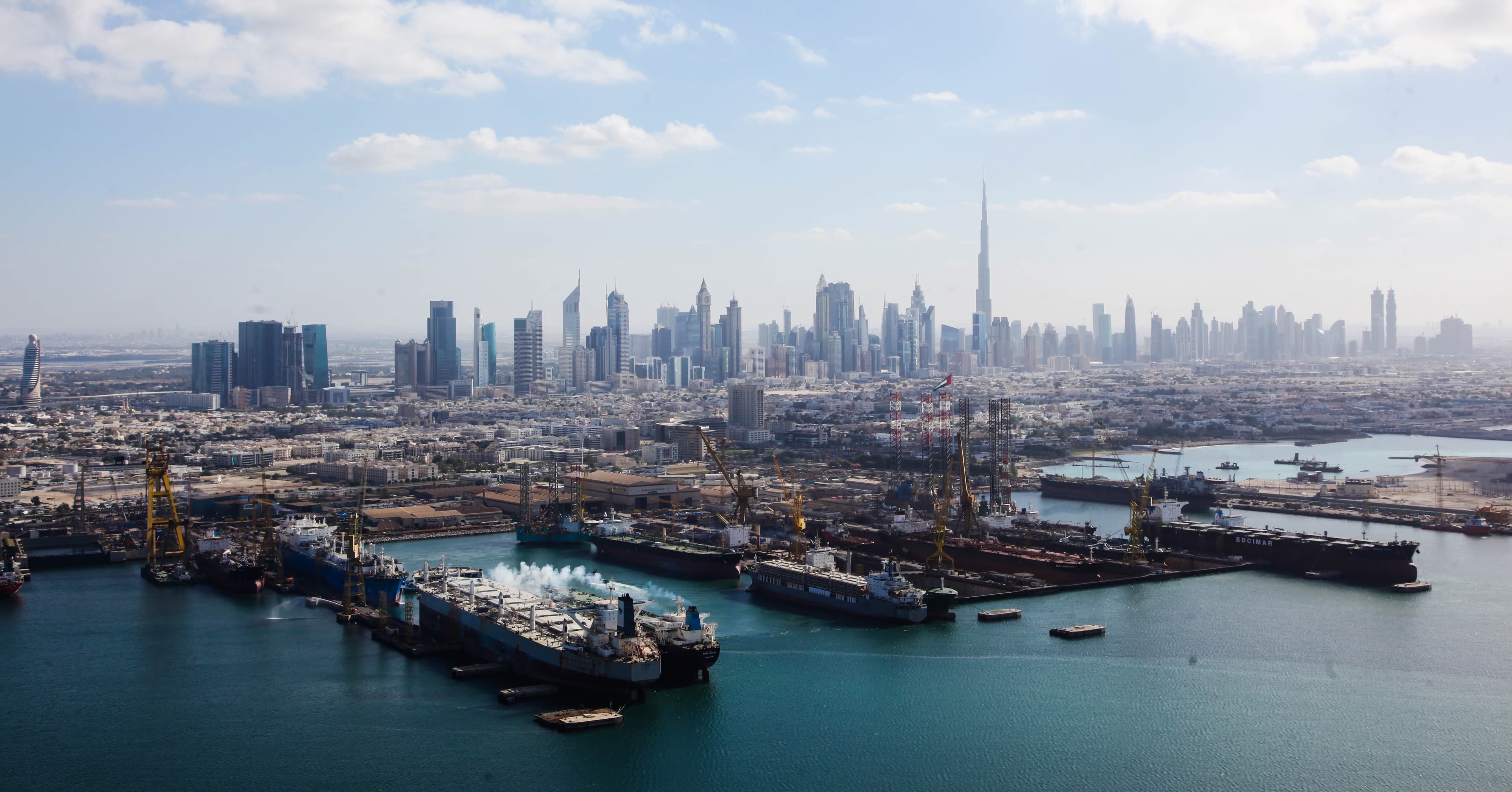 Dubai skyline representing Varza Energy's UAE headquarters