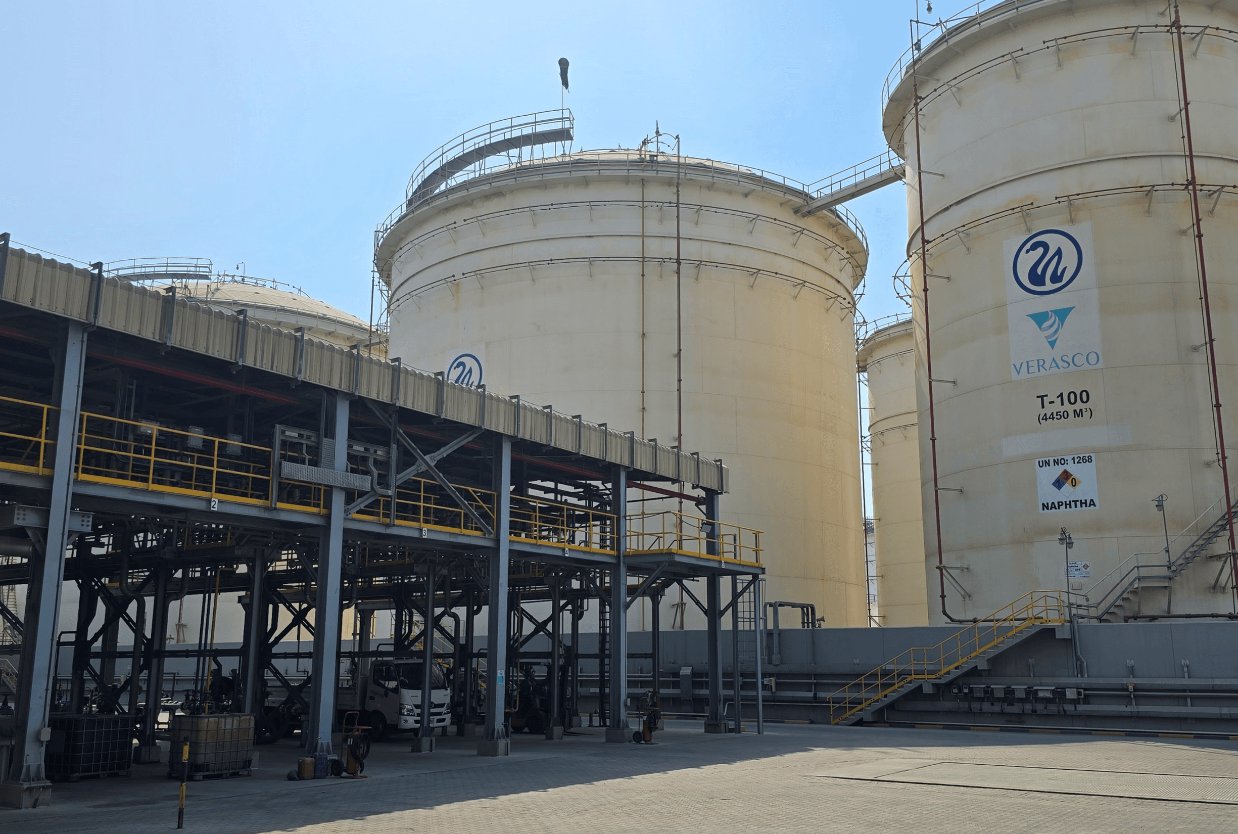 Tank storage facility at Hamriyah Port